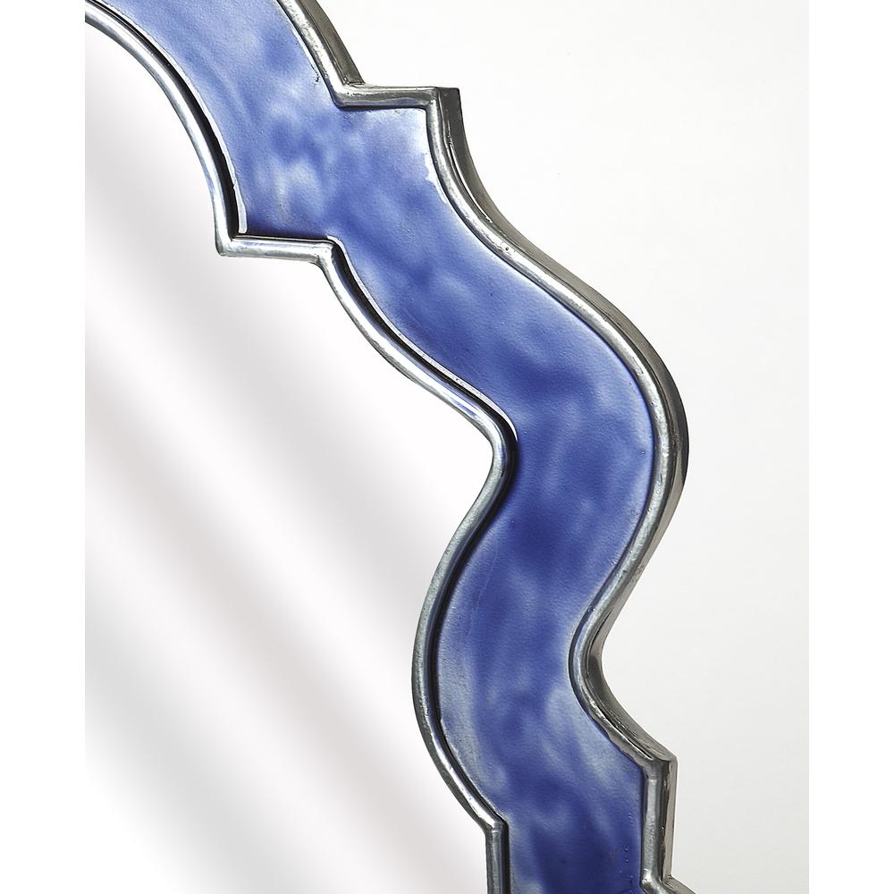 Butler Donia Blue Mirror. Picture 2