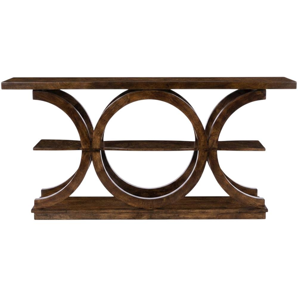 Rustic Console Table with Distressed Finish, Modern Entryway Sofa Table. Picture 1
