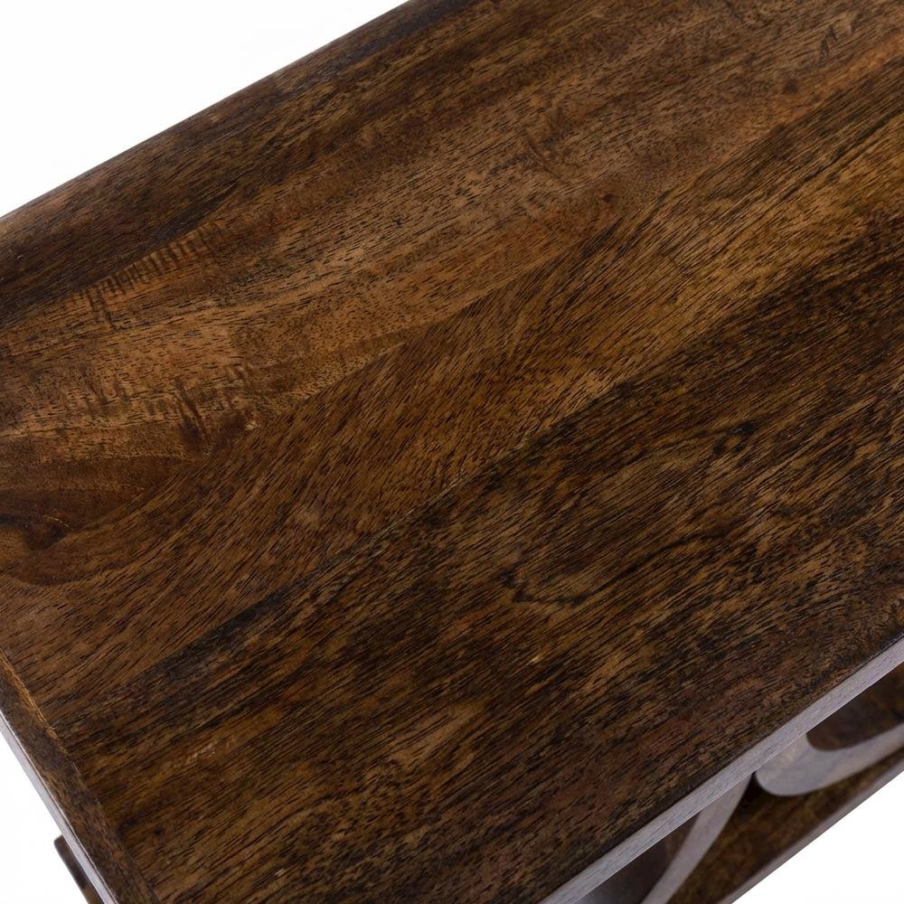 Rustic Console Table with Distressed Finish, Modern Entryway Sofa Table. Picture 7