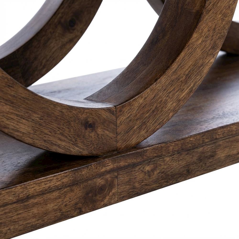 Rustic Console Table with Distressed Finish, Modern Entryway Sofa Table. Picture 8