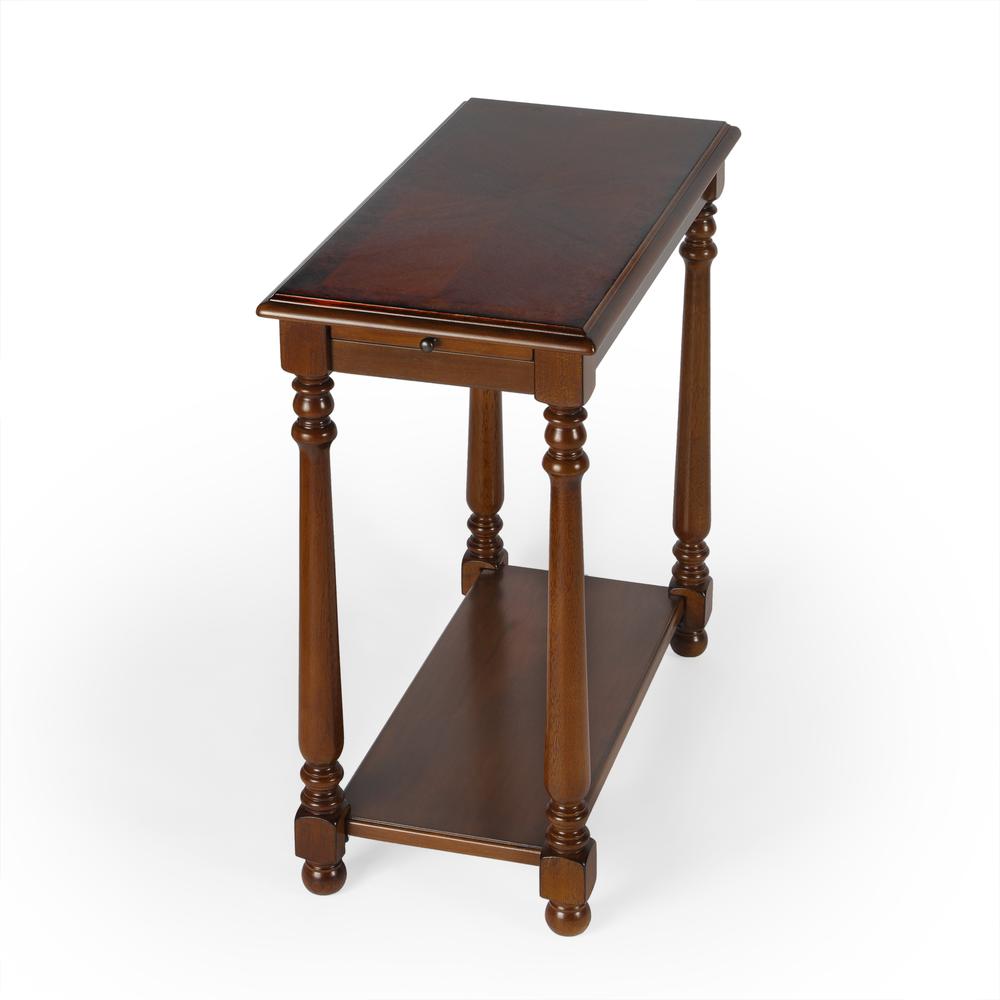 Devane Side Table, Medium Brown. Picture 1
