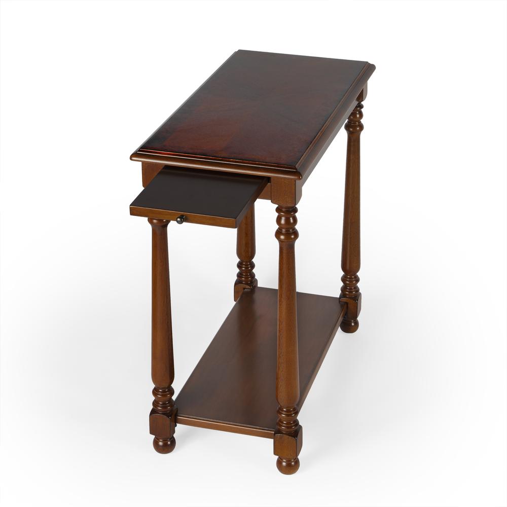 Devane Side Table, Medium Brown. Picture 3