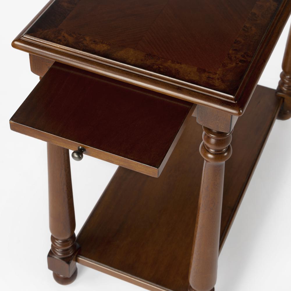Devane Side Table, Medium Brown. Picture 7