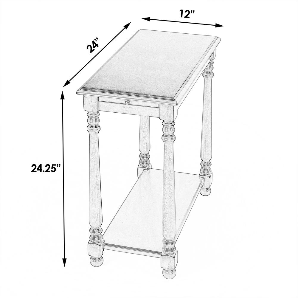 Devane Side Table, Medium Brown. Picture 13