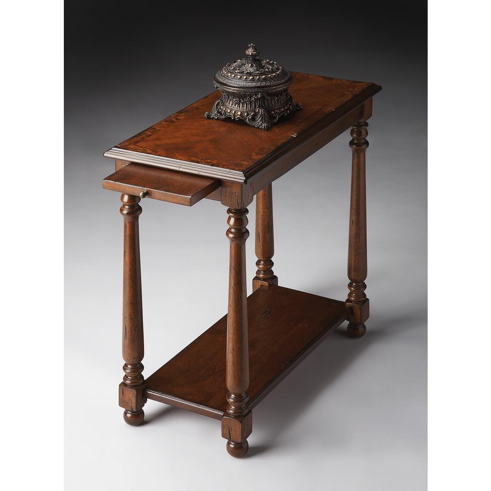 Devane CastleWood Side Table, Medium Brown. Picture 2
