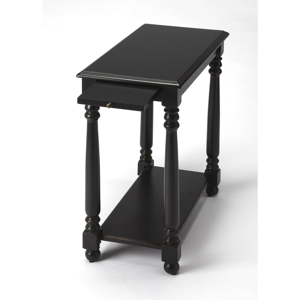 Devane Side Table, Black. Picture 1