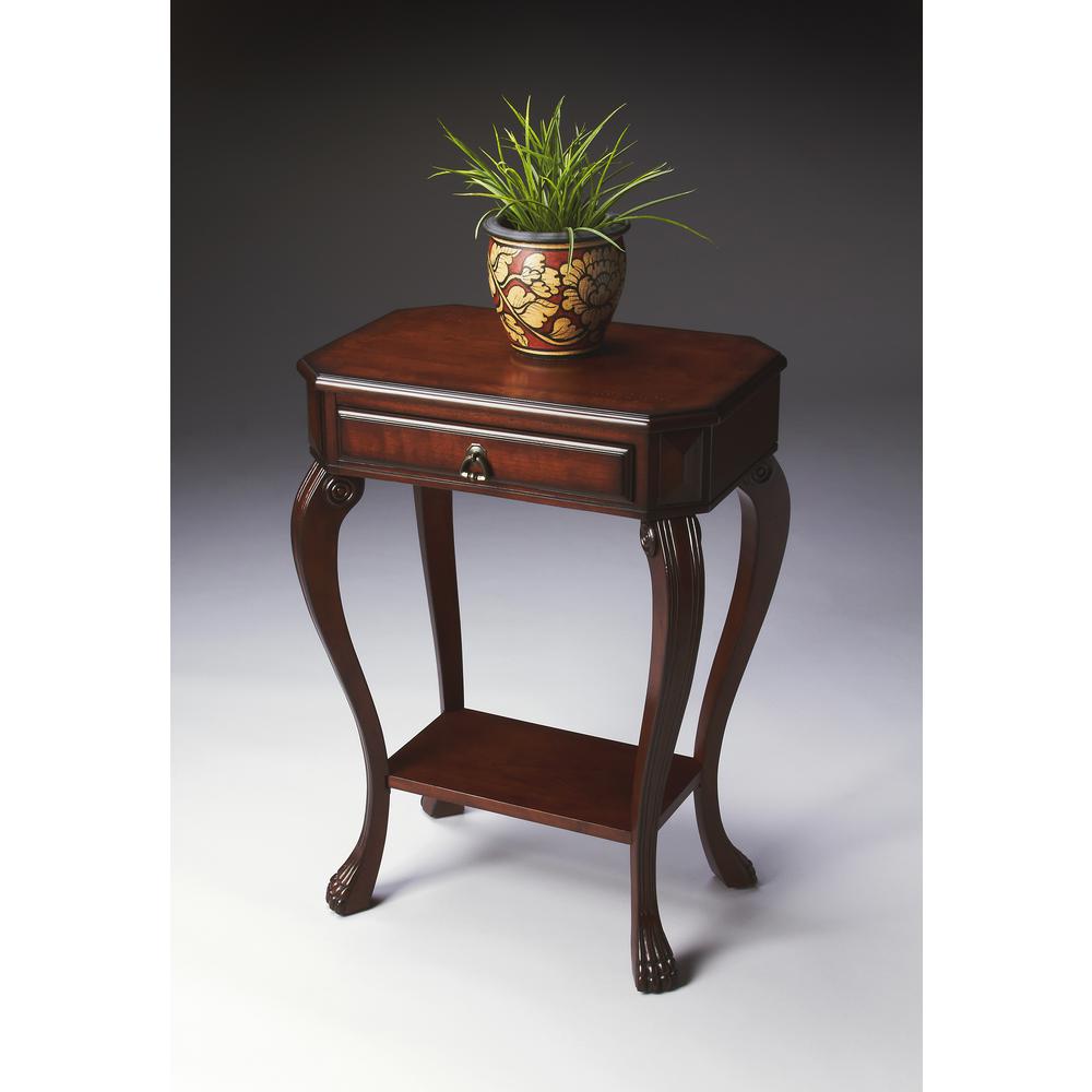 Channing Console Table, Dark Brown. Picture 2