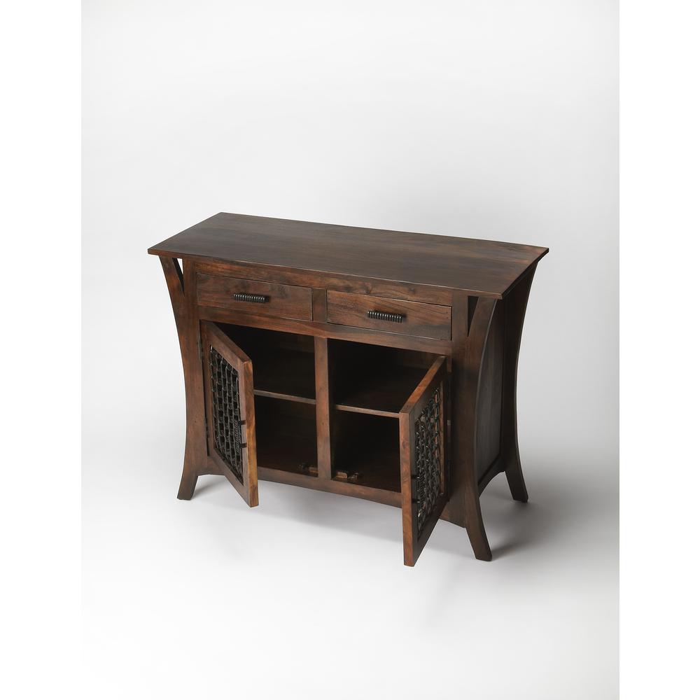 Ako Modern Console Chest, Dark Brown. Picture 2