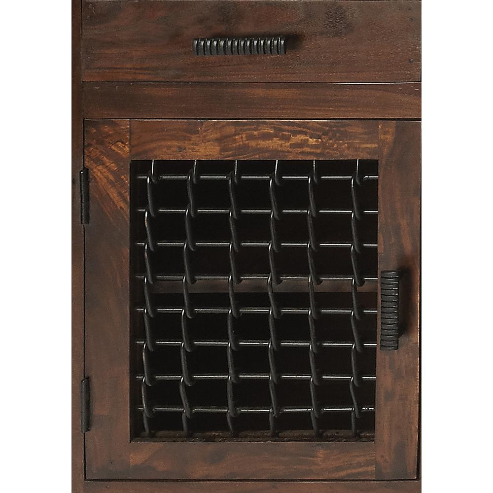 Ako Modern Console Chest, Dark Brown. Picture 3
