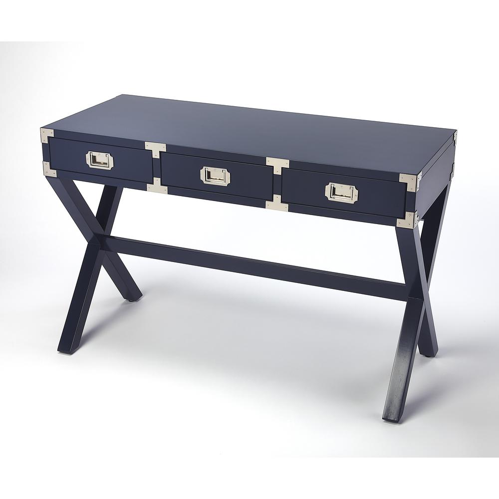 Anew Campaign Writing Desk, Blue. Picture 1
