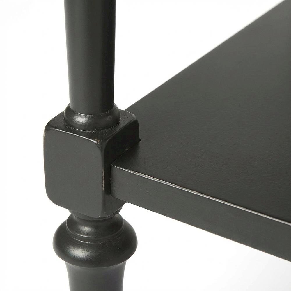 Rectangular End Table, Traditional Wood Accent Side Table for Living Room. Picture 7