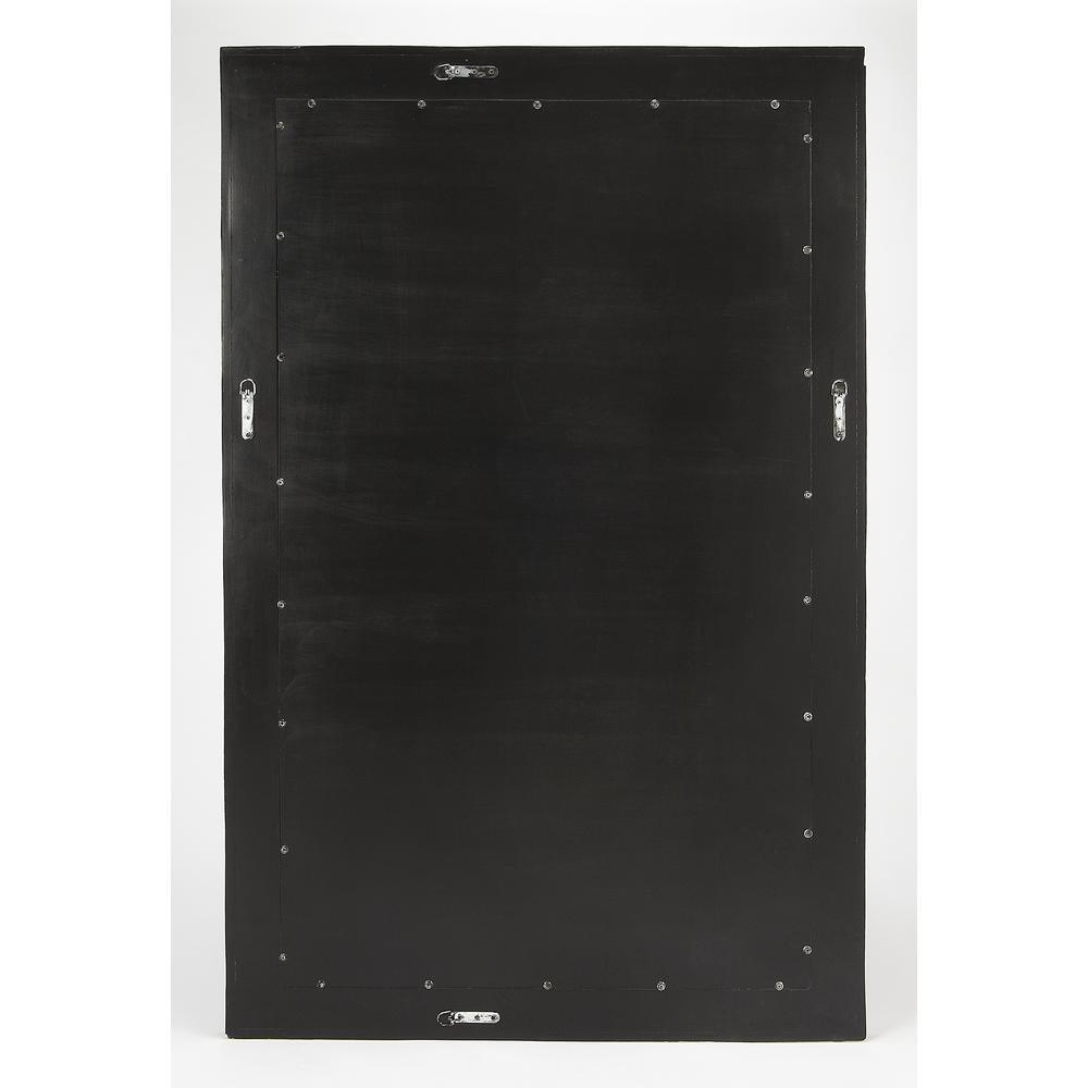 Eternity Bone Inlay Wall Mirrored, Black and White. Picture 2