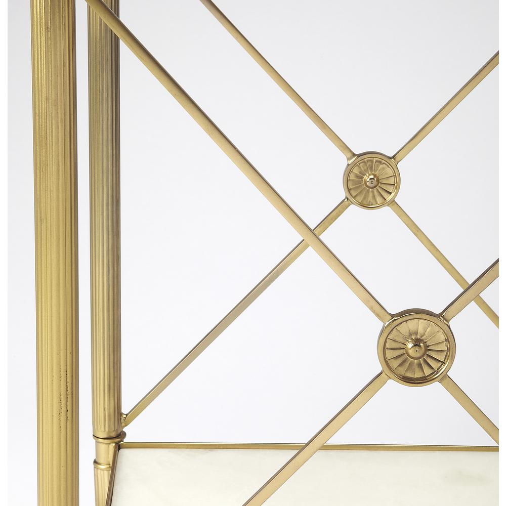 Taren End Table, Gold. Picture 3