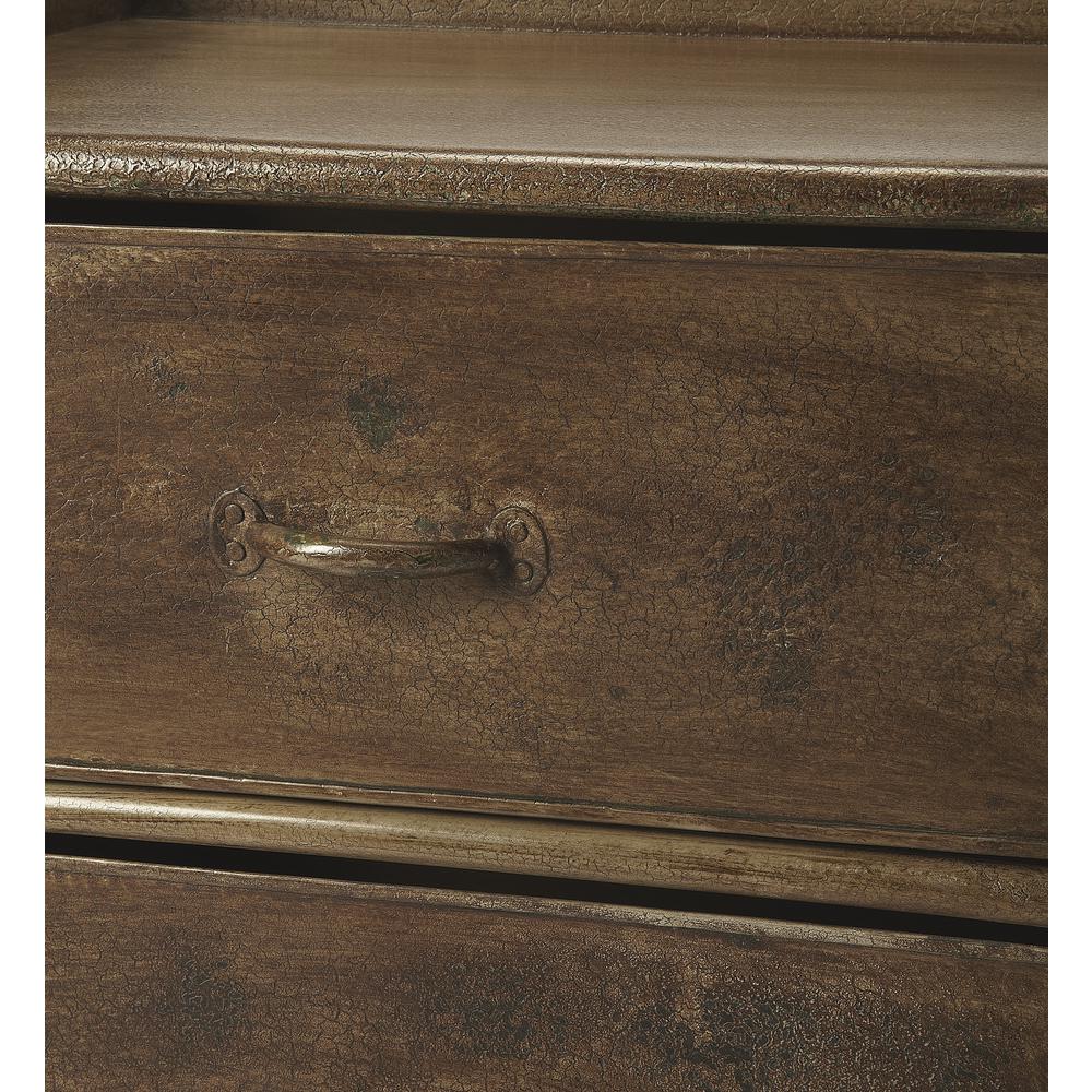 Cameron Industrial Chic Side Table, Bronze. Picture 4