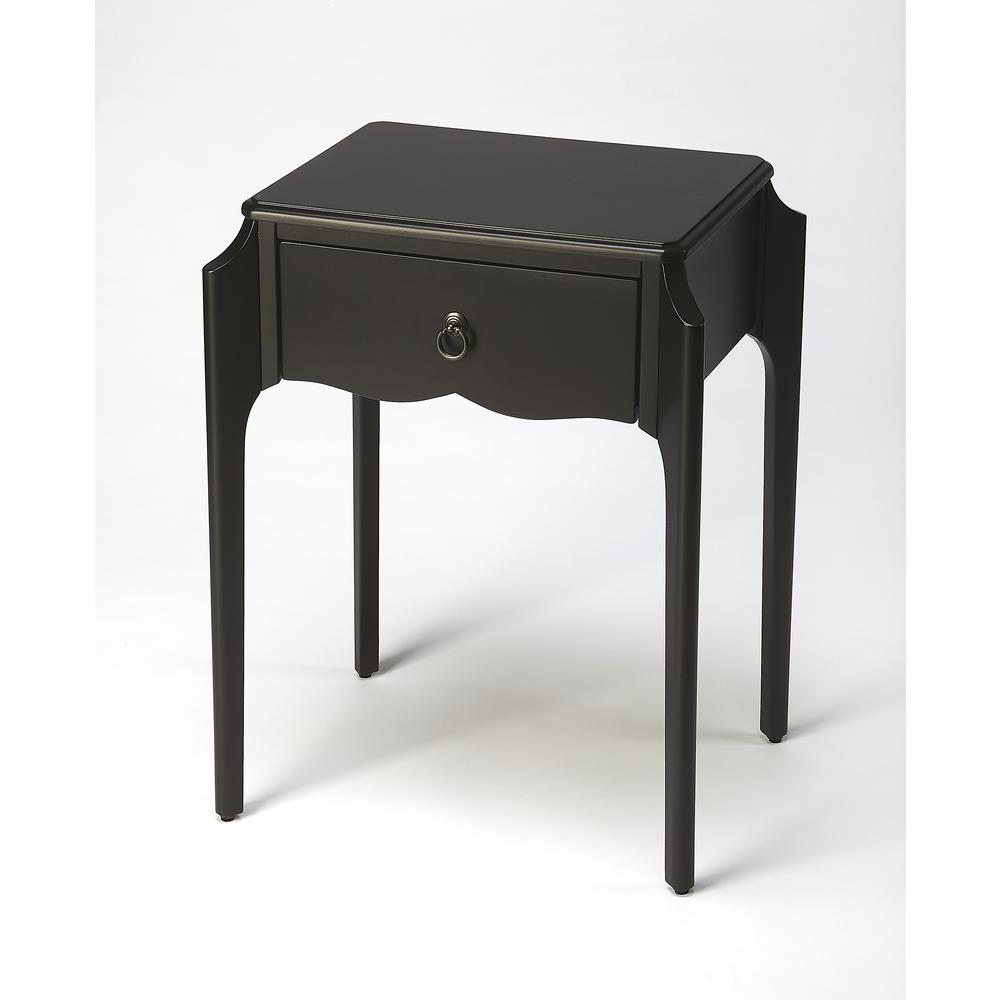 Wilshire  Nightstand, Black. Picture 1