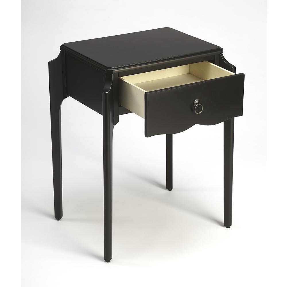 Wilshire  Nightstand, Black. Picture 3