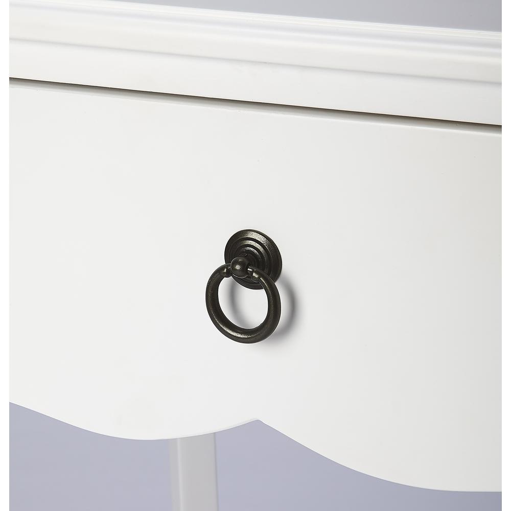 Butler Wilshire Glossy White  Nightstand. Picture 1