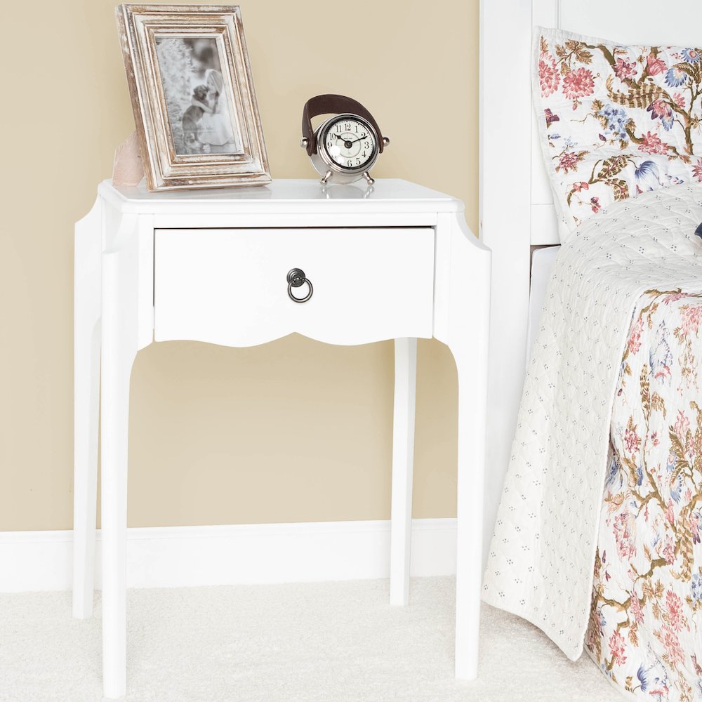 Wilshire  Nightstand, White. Picture 2