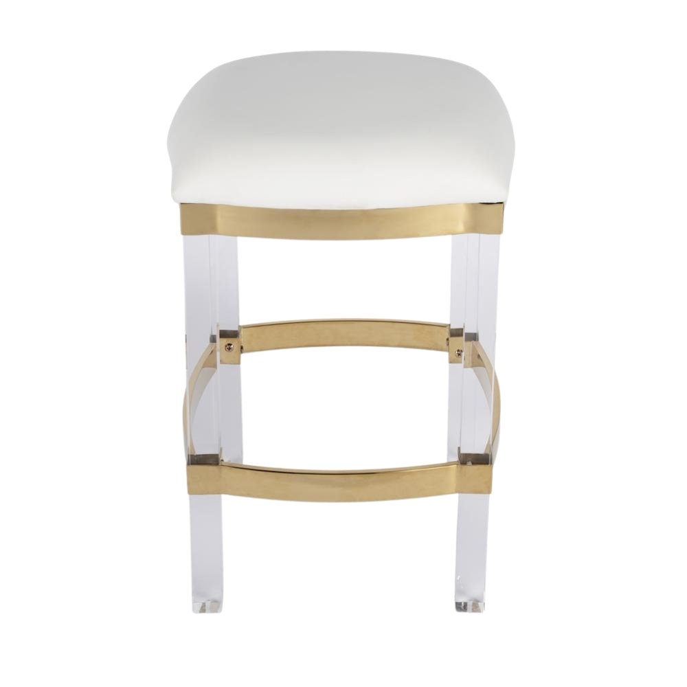 Clear Chair Acrylic Stool White Acrylic Furniture Acrylic Chair Stool. Picture 4