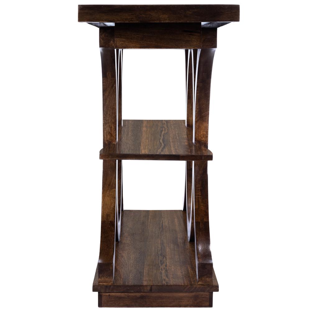 Stowe Rustic Console Table, Medium Brown. Picture 3