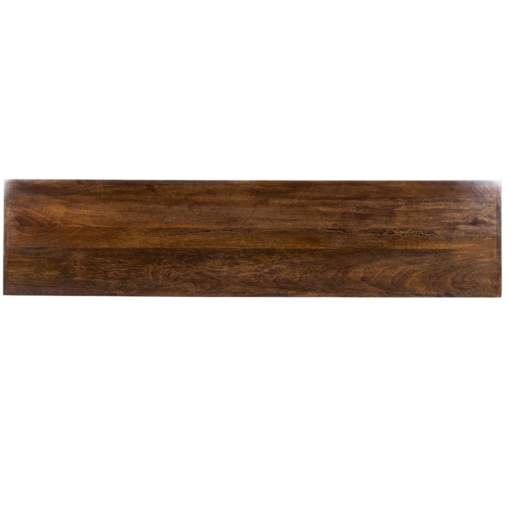 Stowe Rustic Console Table, Medium Brown. Picture 5
