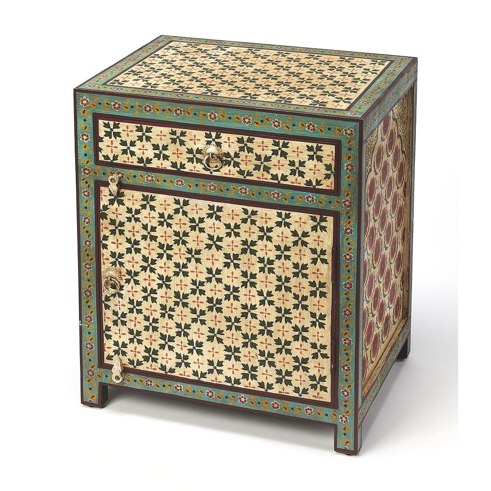 Perna Hand Painted Chest, Multi-Color. Picture 1