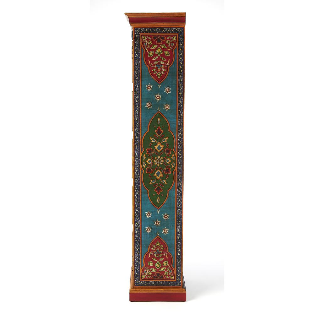 Amir Hand Painted Tall Cabinet, Multi-Color. Picture 5