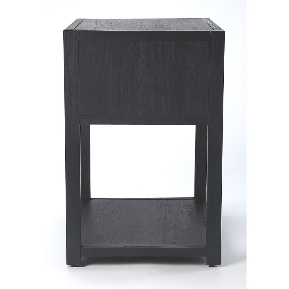 Lark  End Table, Navy Blue. Picture 5
