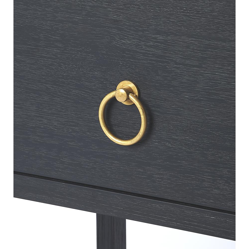 Lark  End Table, Navy Blue. Picture 6