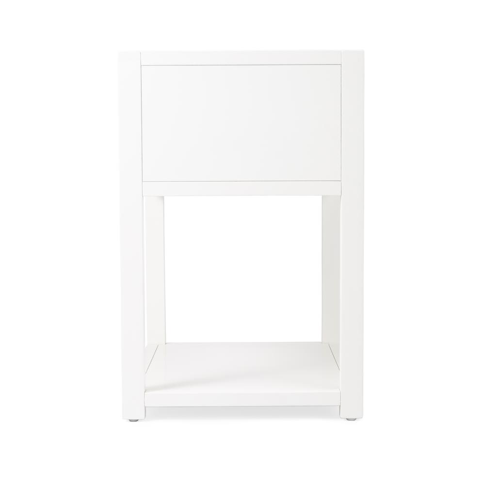 Lark End Table, White. Picture 6