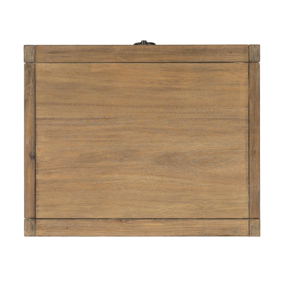 Lark Natural Wood End Table, Light Brown. Picture 7