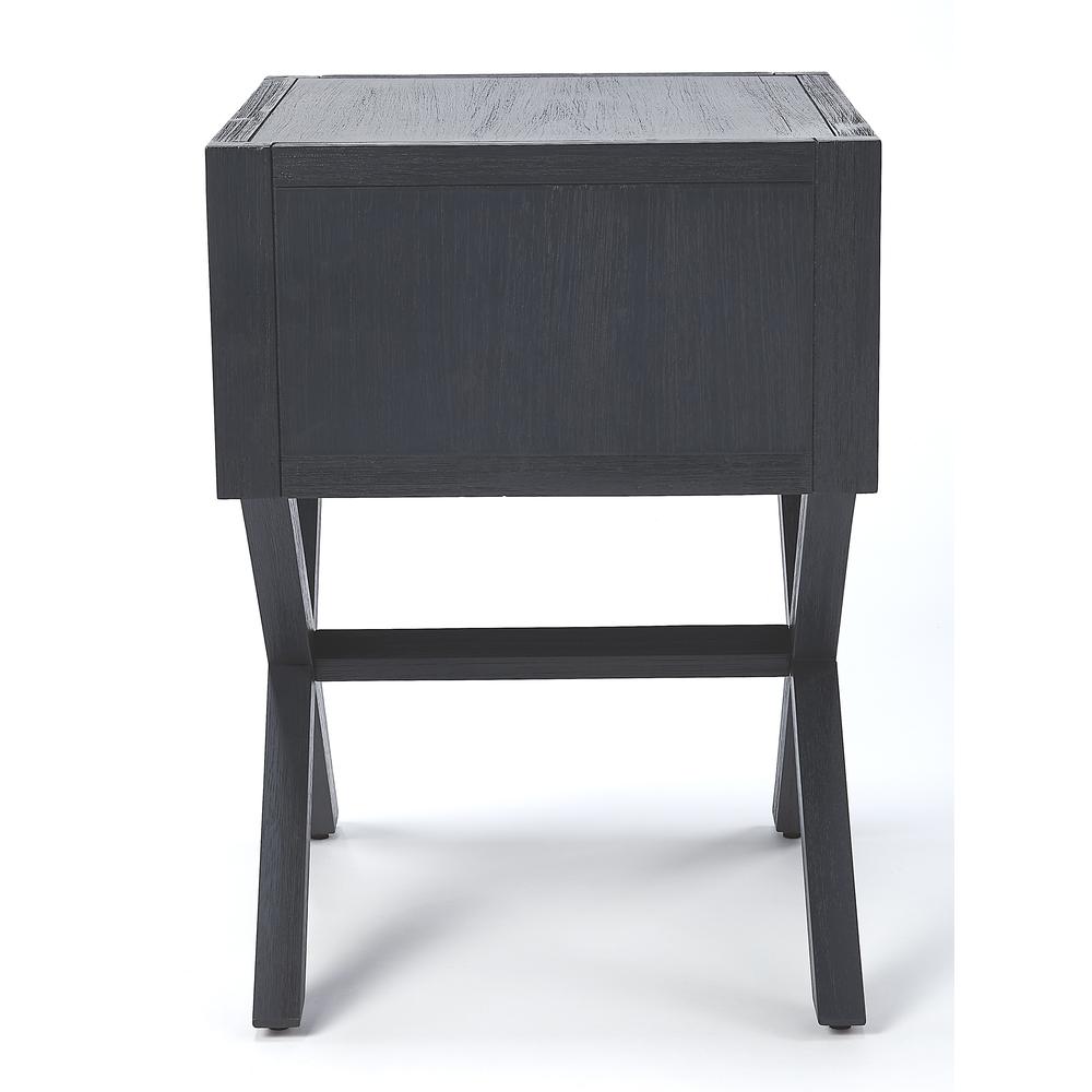 Lark  End Table, Navy Blue. Picture 4
