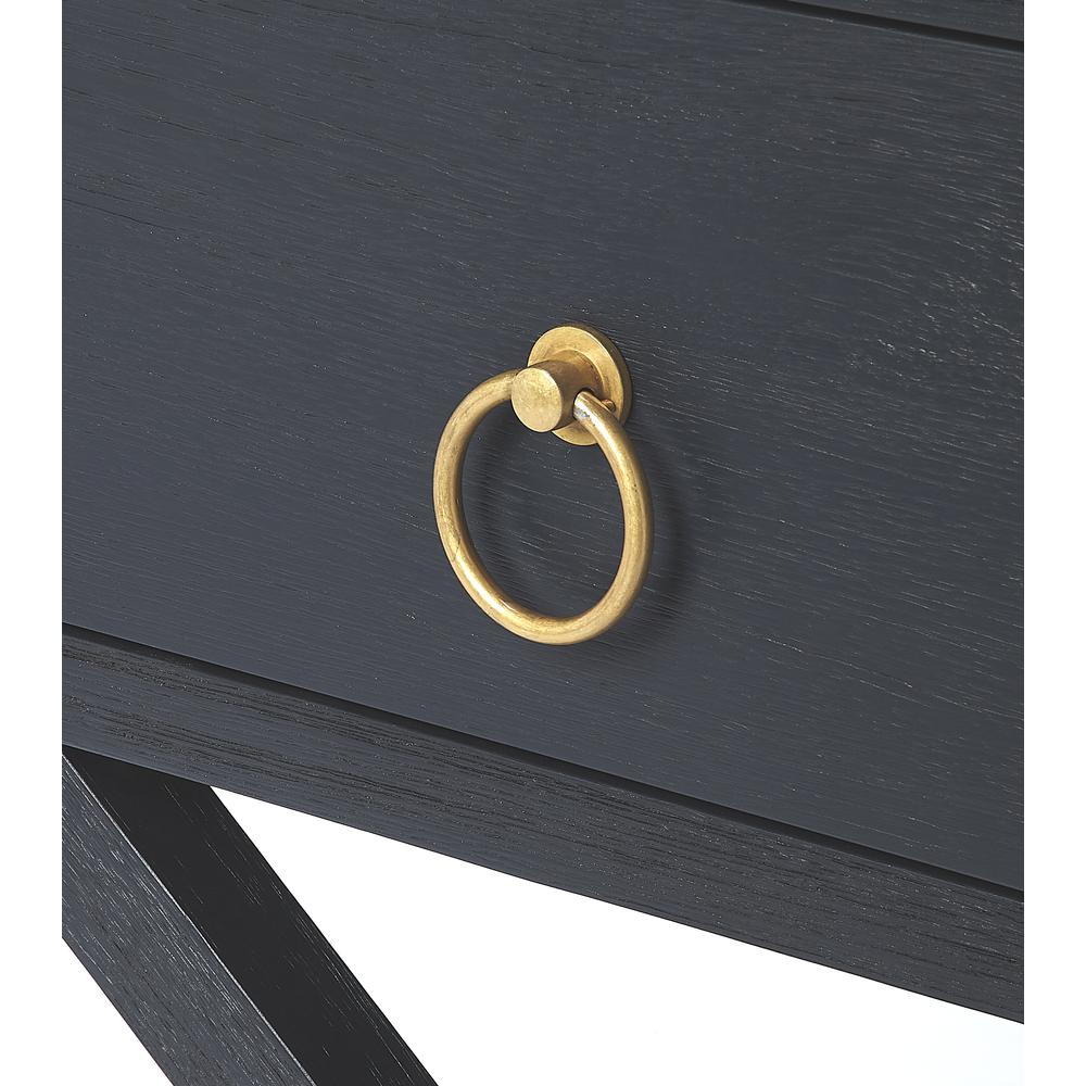 Lark  End Table, Navy Blue. Picture 5