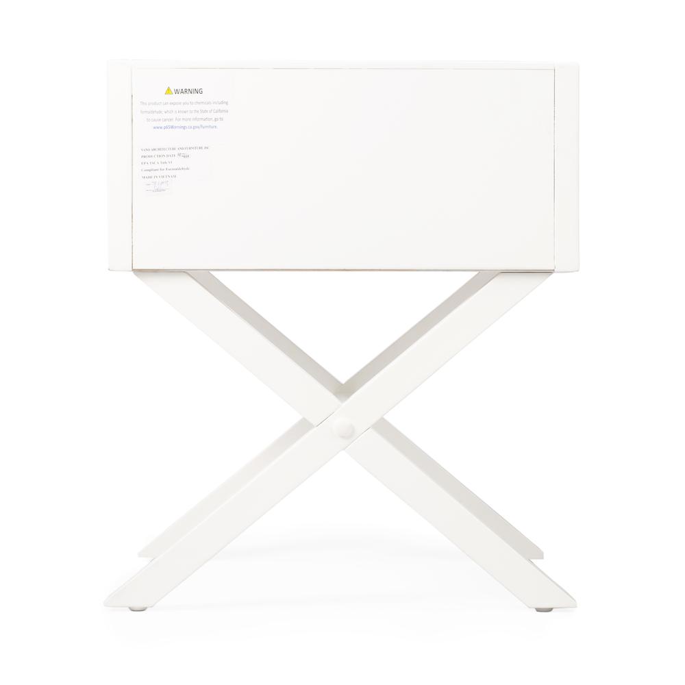 Lark End Table, White. Picture 7