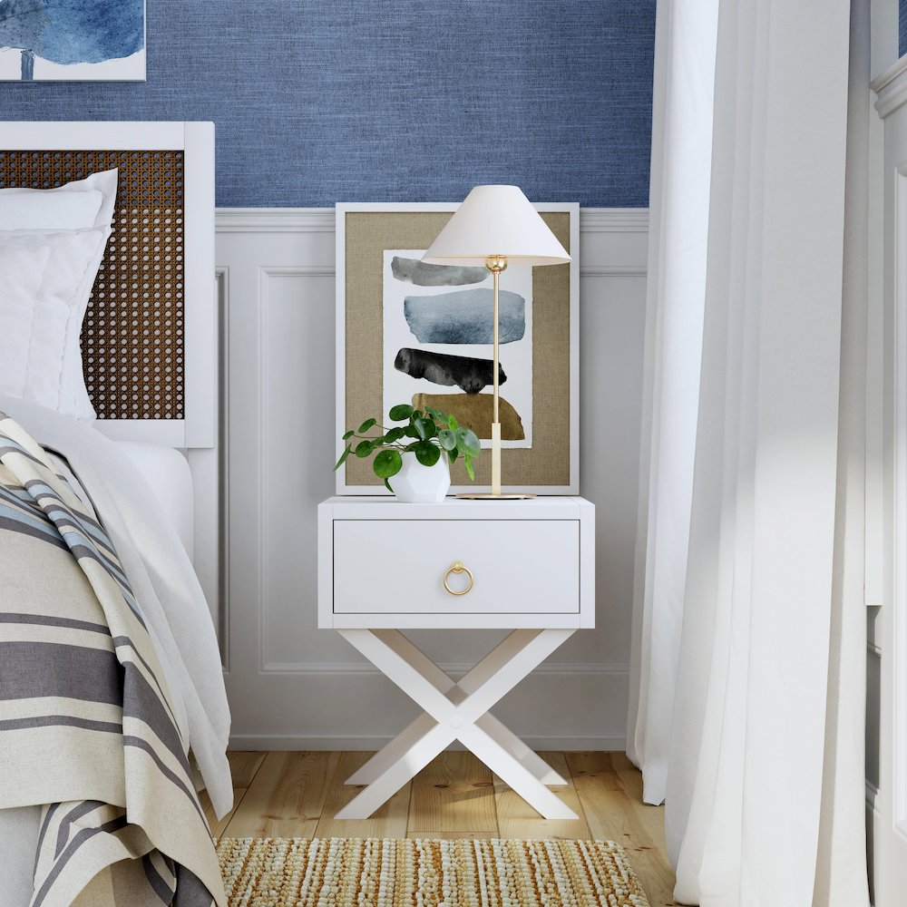 Lark End Table, White. Picture 10
