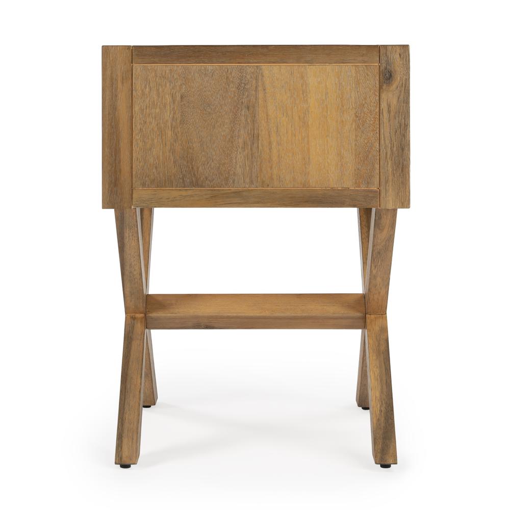 Lark Natural Wood End Table, Light Brown. Picture 6