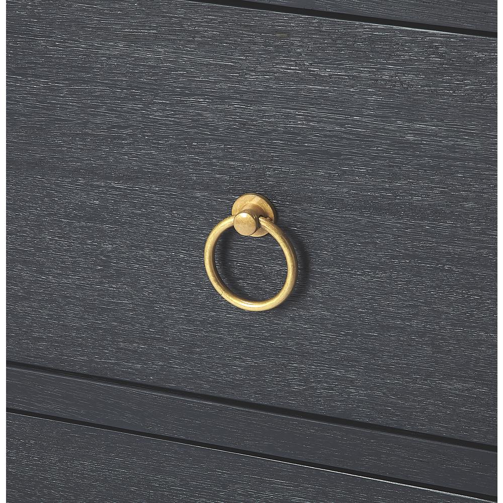 Lark 3 Drawer Dresser, Navy Blue. Picture 3