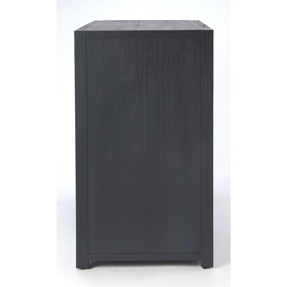 Lark 3 Drawer Dresser, Navy Blue. Picture 6