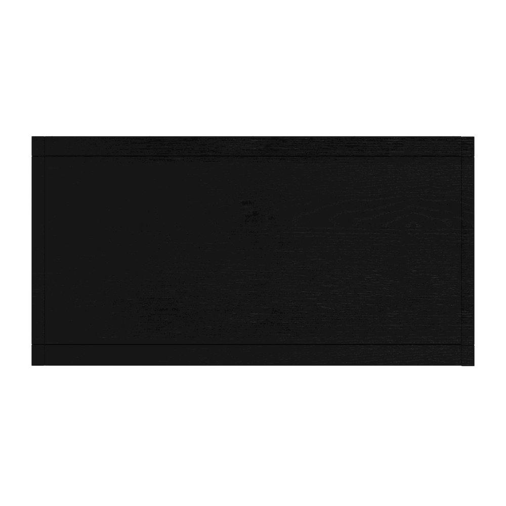 Lark 34 in. W Rectangular Wood 3 Drawer Dresser, Black. Picture 7