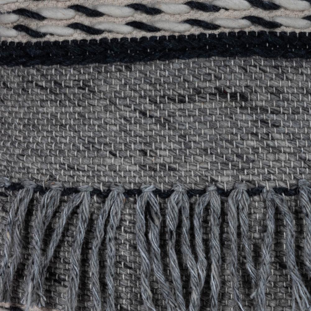 Brynn Square Pouffe, Gray. Picture 6