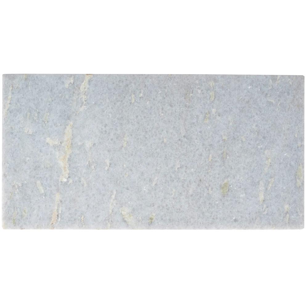 Koler Marble & Leather Magazine Table, Off-White. Picture 6