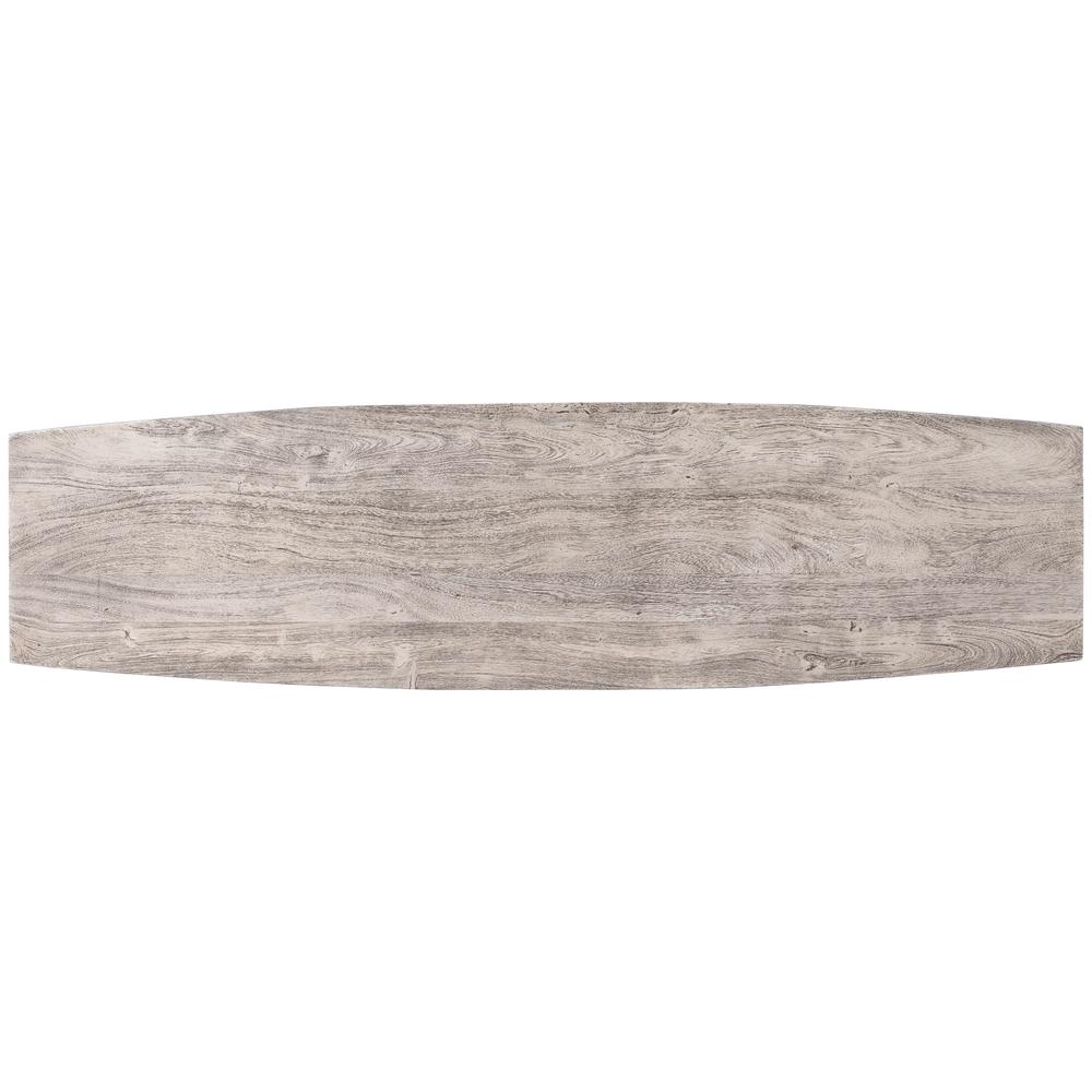Lidiya Wood & Metal Console Table, Gray. Picture 6
