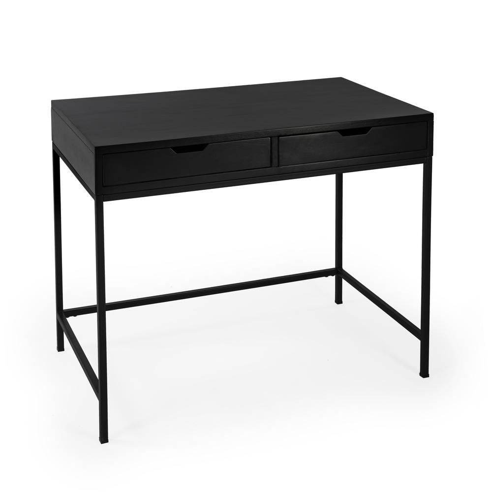 Belka  Desk with Drawers, Black. Picture 1