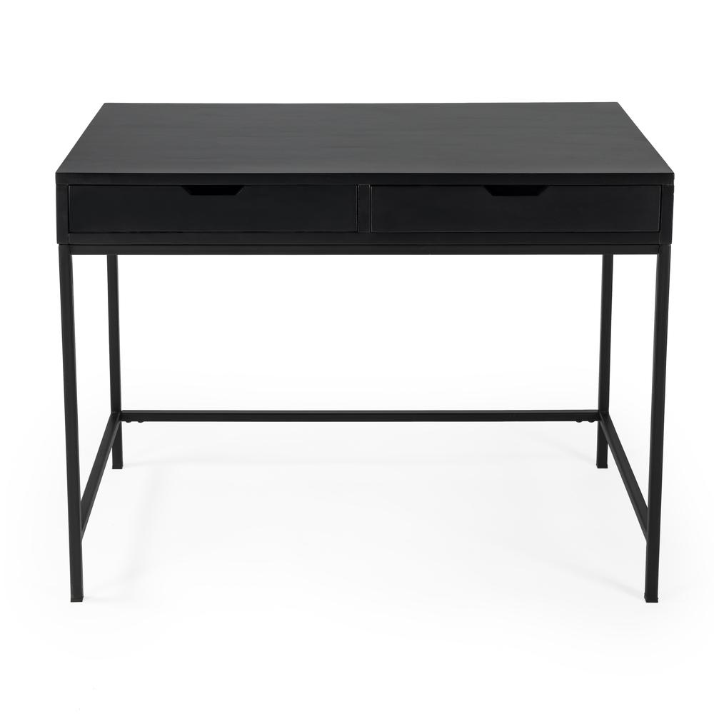 Belka  Desk with Drawers, Black. Picture 4
