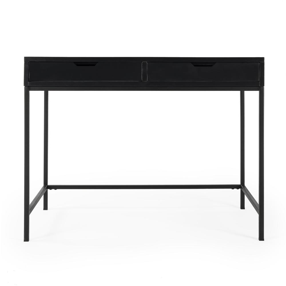 Belka  Desk with Drawers, Black. Picture 5