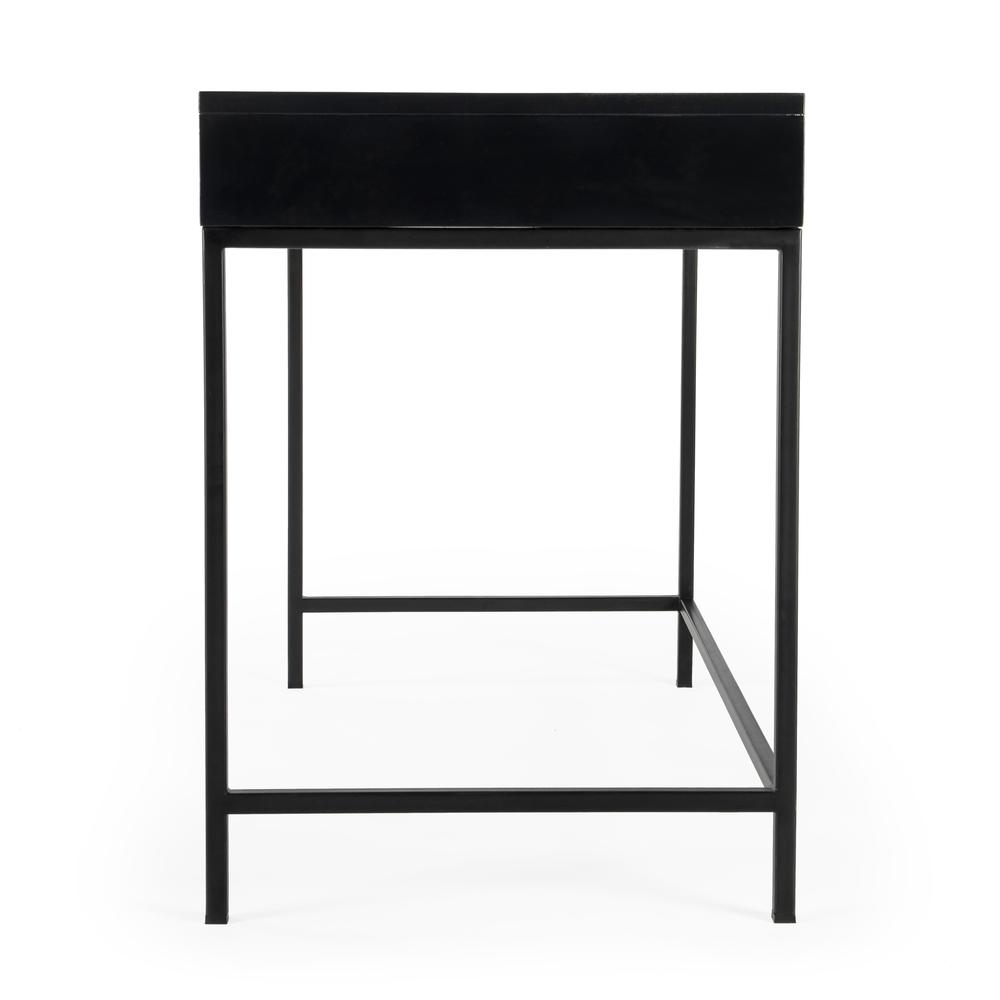 Belka  Desk with Drawers, Black. Picture 6