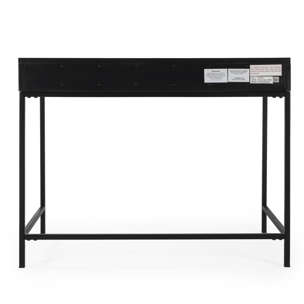 Belka  Desk with Drawers, Black. Picture 7