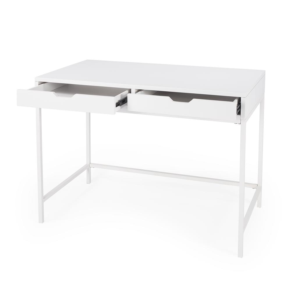 Belka Desk with Drawers, White. Picture 2