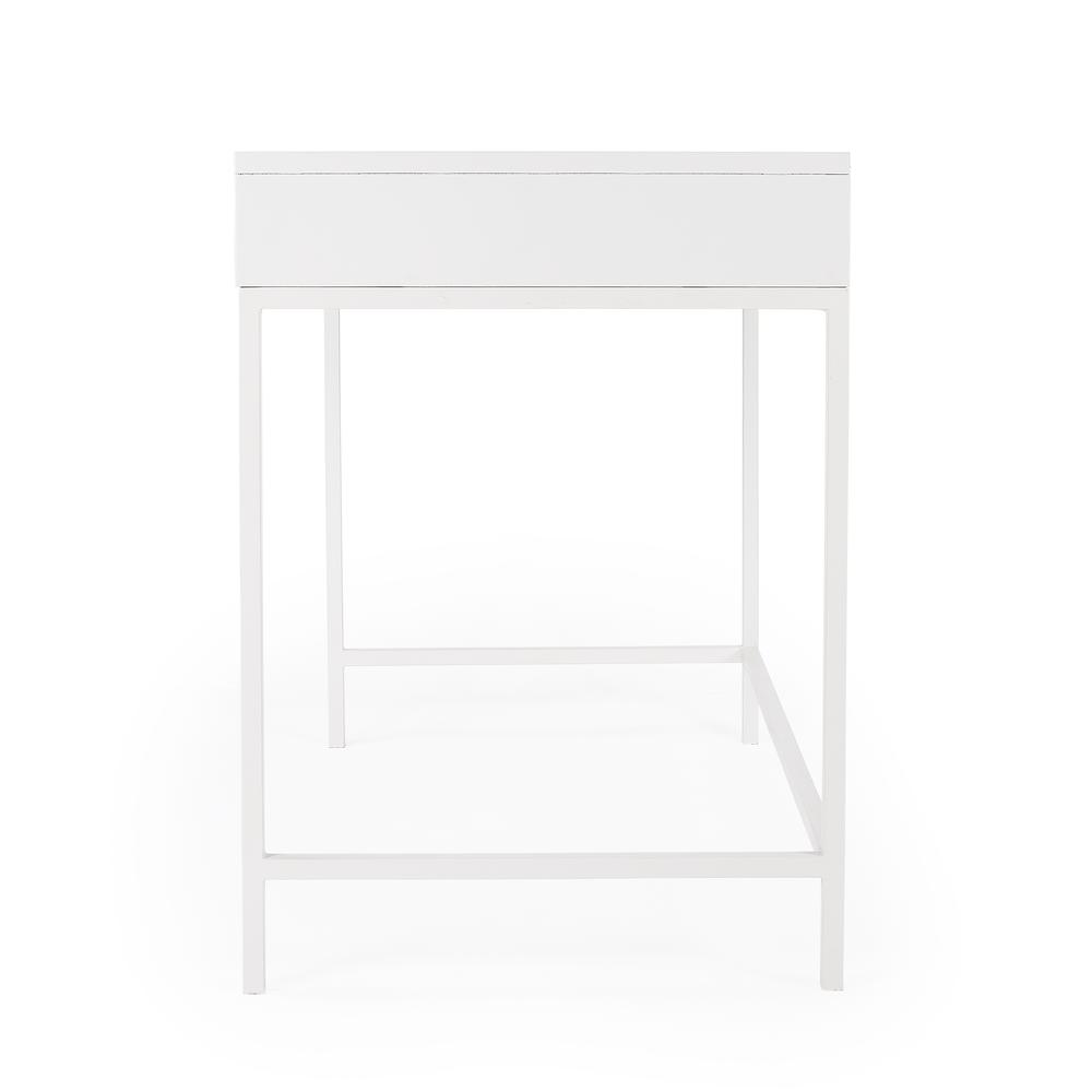 Belka Desk with Drawers, White. Picture 5