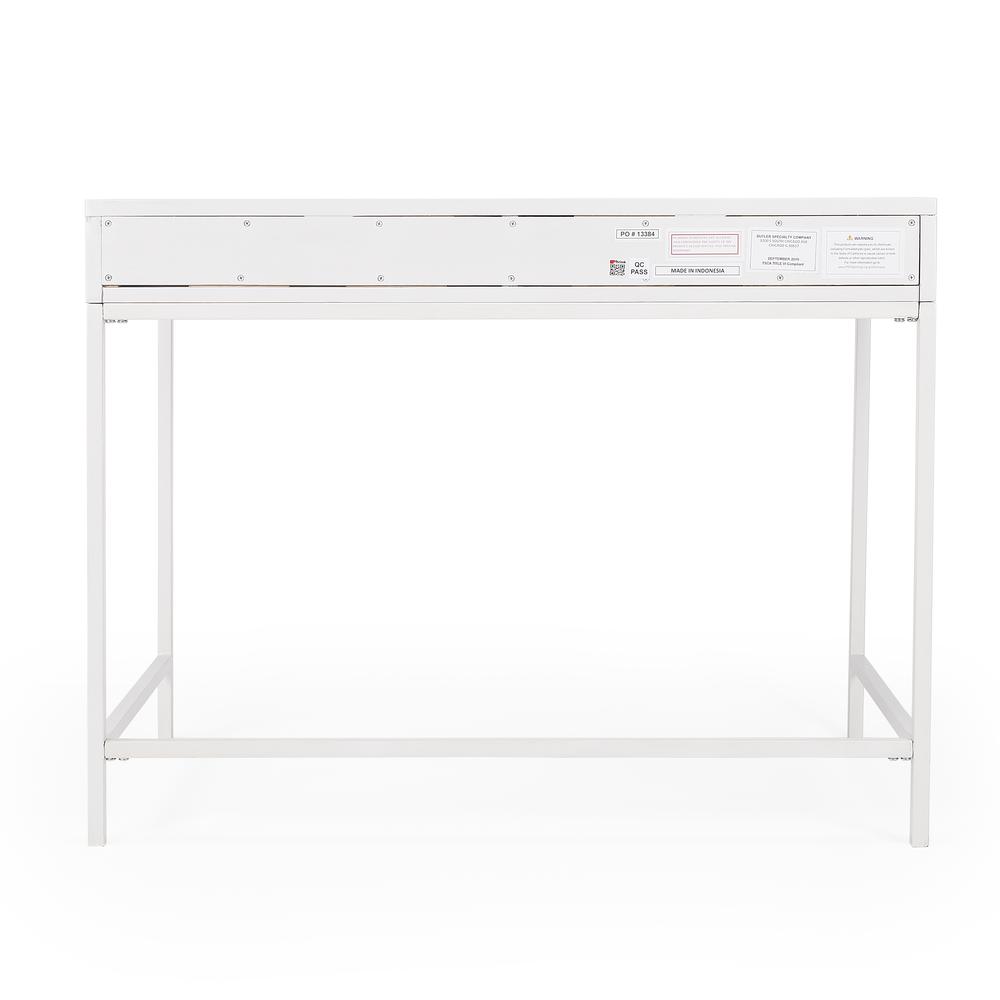 Belka Desk with Drawers, White. Picture 6